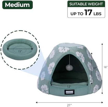 BALANCE Cat Beds for Indoor Cats, 2-in-1 Cat Bed Cave - Image 5