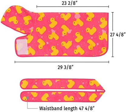 HDE Hooded Dog Bathrobe Quick Dry Towel Wrap - Image 2