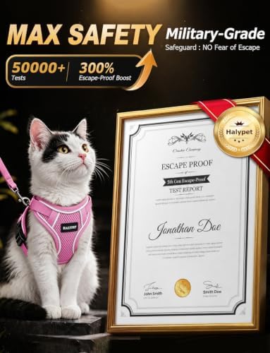 Cat Harness and Leash Set, Escape Proof Kitten Harness - Image 2