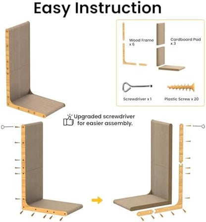 Conlun Cardboard Cat Scratcher - Image 5