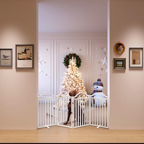 BHG Metal No-Assembly Freestanding Dog Gate - Image 5