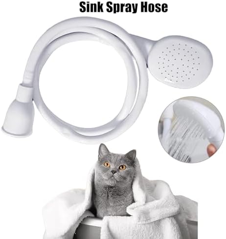6.56FT Sink Spray Hose, Portable Rubber Sink Hose Sprayer - Image 2