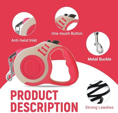 Retractable Dog Leash Automatic Telescopic Tractor Dog Tape - Image 5