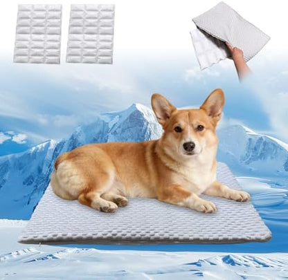2in1 Cooling Pet Mat & Crate Pad by GooCarePetSupplies