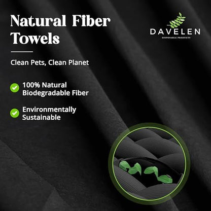 DAVELEN Disposable Pet Towels, Super Absorbent, - Image 3
