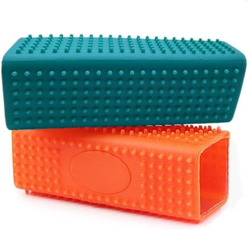 2 Pieces Pet Dog Cat Hair Remover, Block Roller Cleaner, Hollow Silicone by Unknown