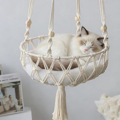 Cats Hammocks Hand Woven Hanging Cat Beds - Image 6