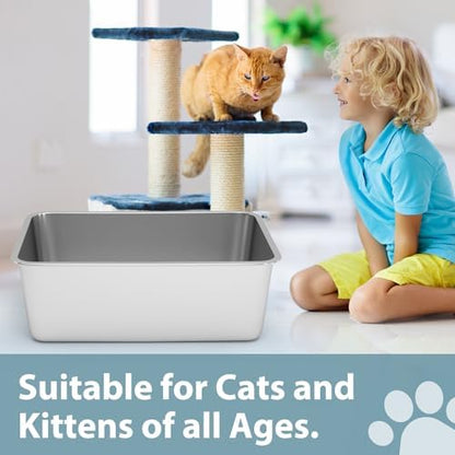 WENBOKMIN Stainless Steel Cat Litter Box - Image 6