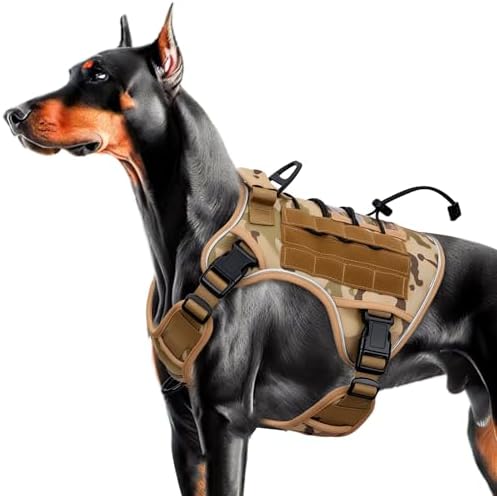 Heavy-Duty Tactical Dog Harness by Bruvoalon