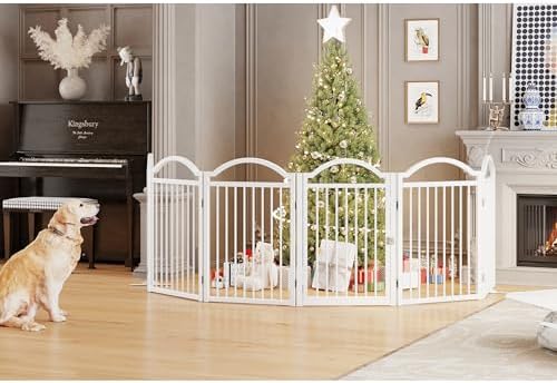 BHG Metal No-Assembly Freestanding Dog Gate - Image 7