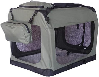 Go Pet Club 20" Soft Collapsible Dog Crate - Image 2