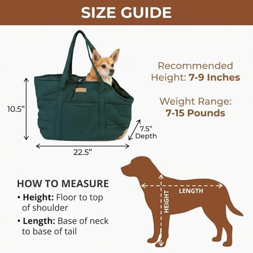 Plush Dog Purse Carrier for Small Dogs, Soft Tote - Image 6