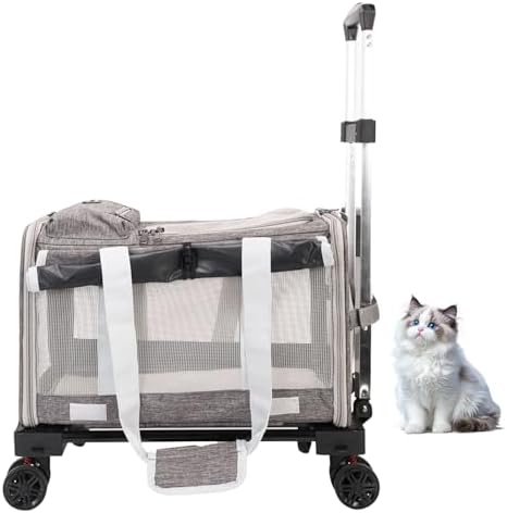 Pet Carrier with Wheels by Elfpeth