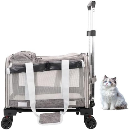 Pet Carrier with Wheels by Elfpeth