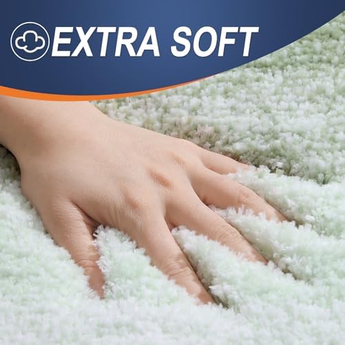 OLANLY Bathroom Runner Rug 47x17, Extra Soft Absorbent Microfiber Bath Rugs - Image 2