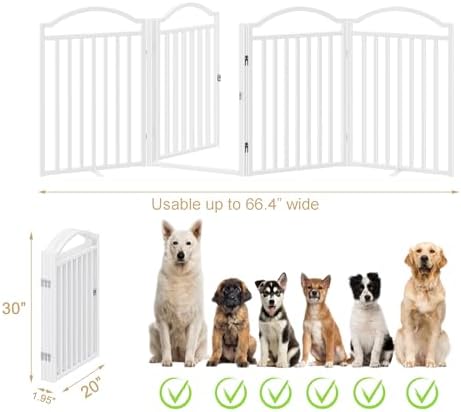 BHG Metal No-Assembly Freestanding Dog Gate - Image 3