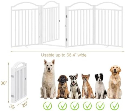 BHG Metal No-Assembly Freestanding Dog Gate - Image 3