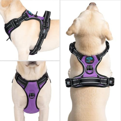 PHOEPET Reflective Dog Harness No Pull Large Breed Vest - Image 2