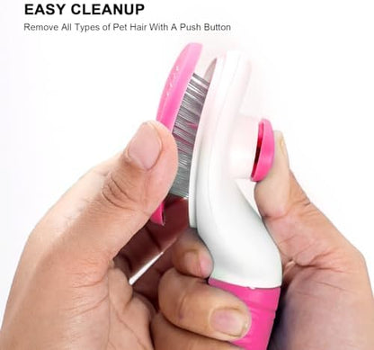 Aogeili Self‑Clean Slicker Brush - Image 5
