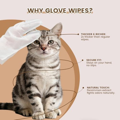 IMMHABI Hypoallergenic Pet Glove Wipes - Image 2