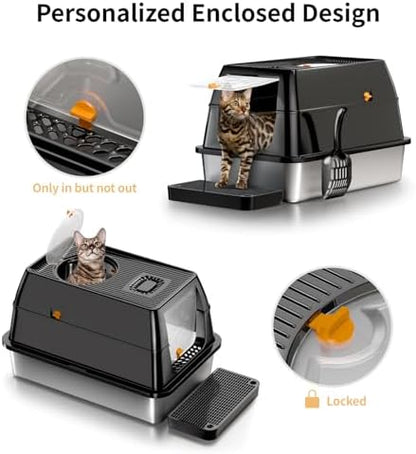 Stainless Steel Cat Litter Box - Image 5