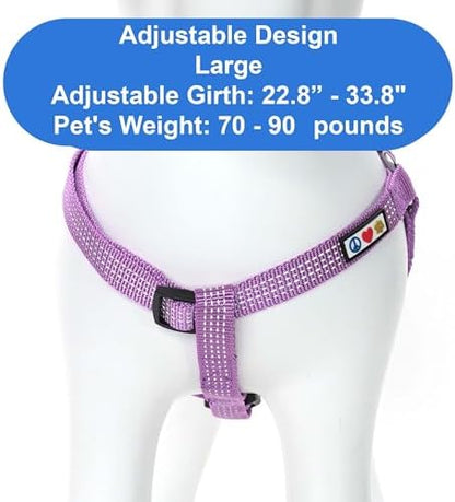 Pawtitas Reflective Step-in Dog Harness – Adjustable No-Pull Vest - Image 3