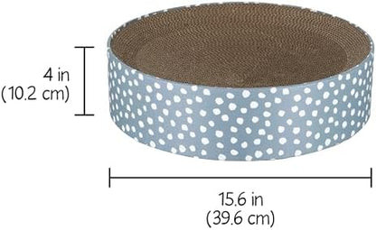 Kitty City Blue Dot Corrugate Scratcher Bed - Image 3