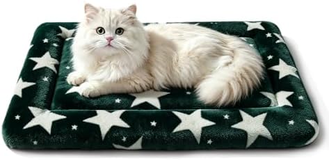 Dog Bed Mat, Reversible Crate Pad & Cute Dog Bed by FogkissComfyPawsHome
