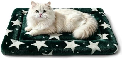 Dog Bed Mat, Reversible Crate Pad & Cute Dog Bed by FogkissComfyPawsHome