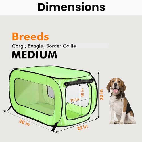 Portable Collapsible Pop Up Kennel - Image 2