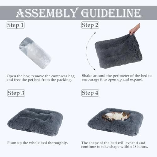 Washable Calming Dog & Cat Bed for Ultra Large Small Medium Size Pet - Image 5