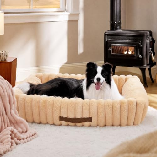 Bedsure ComfyFleece® Cute XL Dog Beds by BEDSURE
