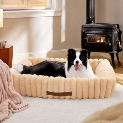 Bedsure ComfyFleece® Cute XL Dog Beds by BEDSURE