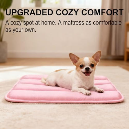 pobopobo Dog Crate Pad, Ultra Soft & Anti-Slip Kennel Mat, Secure Fit - Image 2