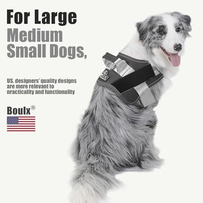 Bolux Dog Harness, No-Pull Reflective Dog Vest, Breathable Adjustable Pet - Image 5