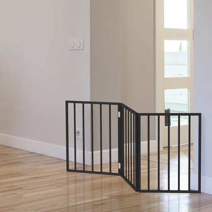 Pet Gate - 3-Panel Indoor Foldable Dog Fence - Image 5