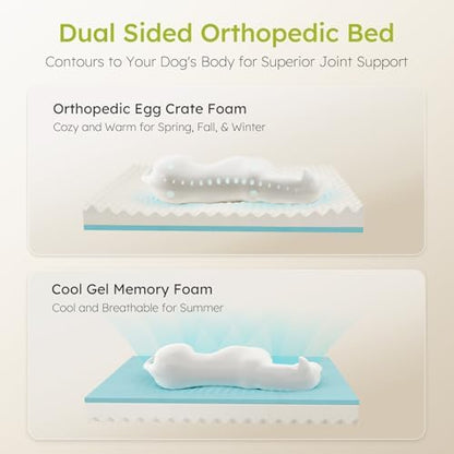 CWAWZ XXL Dog Bed for Extra Large Dogs, Giant Orthopedic Dog Bed - Image 2
