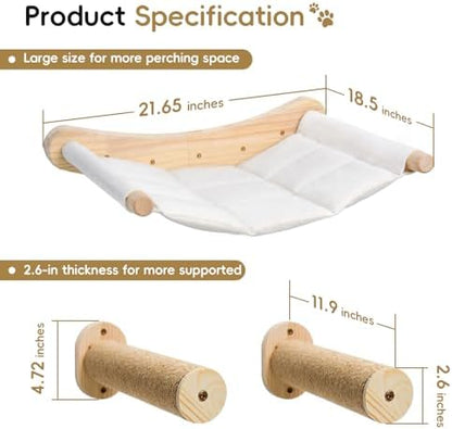 Cat Wall Hammock & Steps Set - Image 6