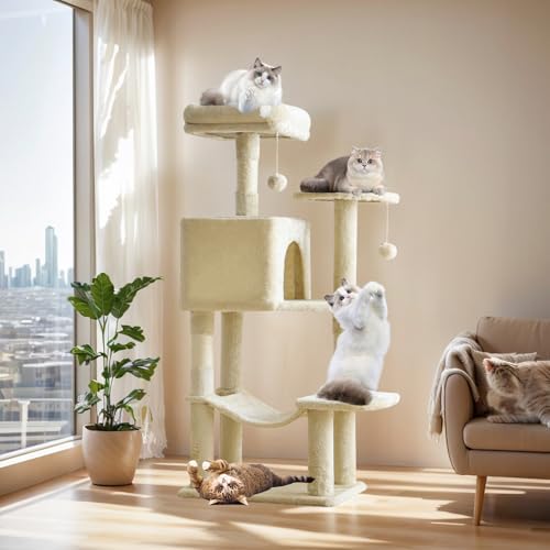DUMOS Small 44 Inch Cat Tree Tower - Image 2