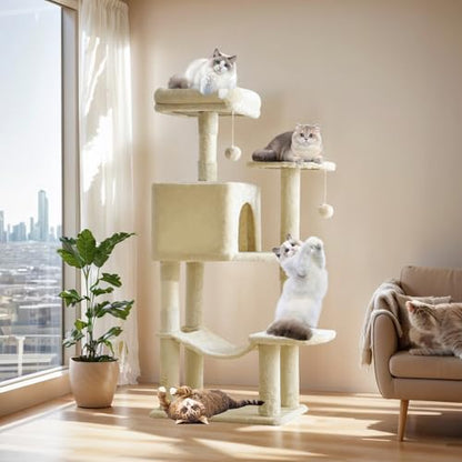 DUMOS Small 44 Inch Cat Tree Tower - Image 2