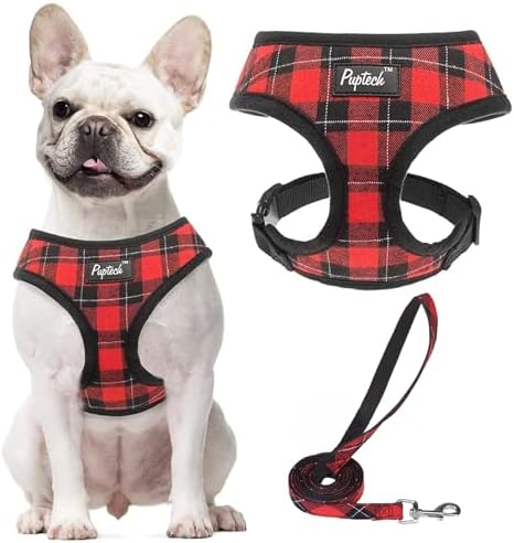 PUPTECK Small Dog Harness and Leash Set No Pull by PUPTECK
