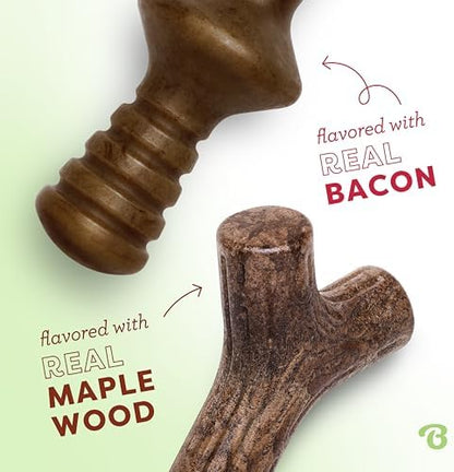 Benebone Maplestick/Zaggler Durable Dog Chew Toys, Dog Bones - Image 2