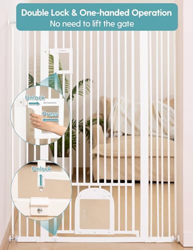 No Pawblems 55" Extra Tall Pet Gate - Image 5