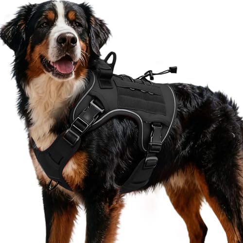Heavy-Duty Tactical Dog Harness by Bruvoalon
