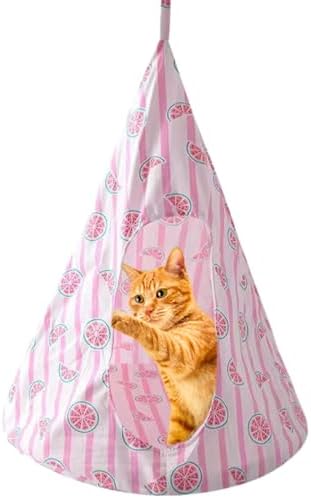 Breathable Cat Hammock Bed Comfortable Hanging Pet Hammock Bed Swing by Unknown