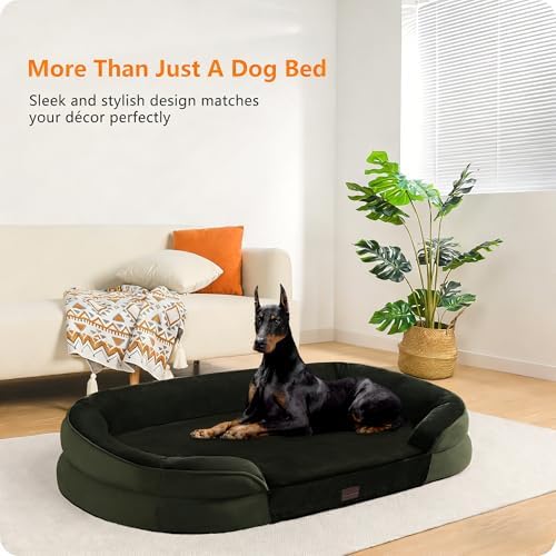 Dwanton Orthopedic Waterproof XX-Large Dog Bed Sofa, Gel Memory Foam - Image 2