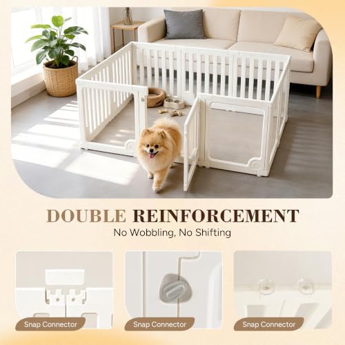 Heeyoo Clear Acrylic Dog Playpen - Image 3
