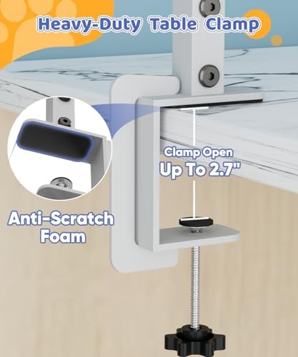 Dog Grooming Arm with Clamp for Large Dog, Adjustable Height to 33in and Width - Image 3