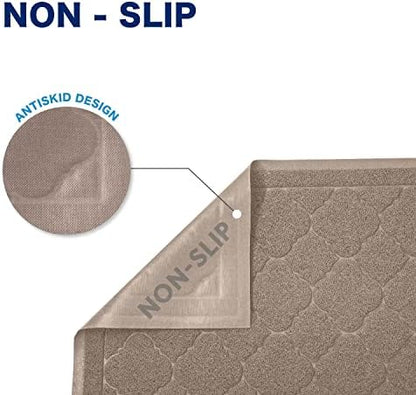WePet Cat Litter Box Mat, Kitty Premium PVC Pad, Durable Trapping Rug, - Image 4