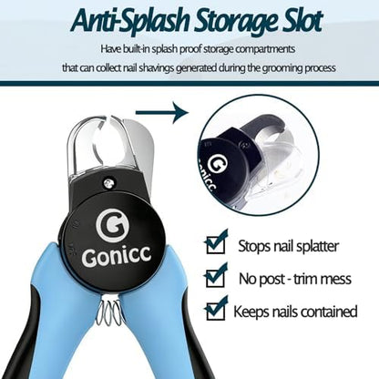 gonicc LED Pet Nail Clippers for Dogs & Cats - Image 4